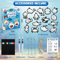 Magic Puff Paint – Creatief & Interactief – Knutsel Set met magische schuimtextuur Oceaan | Educatief Speelgoed