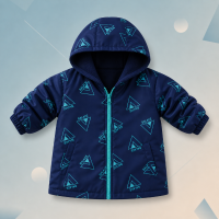 Reversible Kids Jacket – Waterdicht & Winddicht – Lichtgewicht Jas Groen / 120 (4–5 jaar) | Educatief Speelgoed