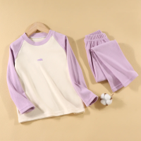 CozyBabe – Zacht & Comfortabel – Kinder Pyjama Set Paars / 100 (3–4 jaar) | Educatief Speelgoed