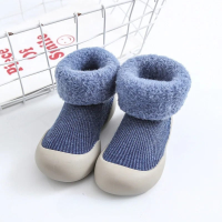Mini Fashion™   Warm & Zacht   Anti Slip Sokken Blauw / 25 (2 3 jaar) | Educatief Speelgoed