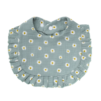 BabyBloom – Schattig & Comfortabel – Baby Slabbetje met Ruffle Rand Daisy | Educatief Speelgoed