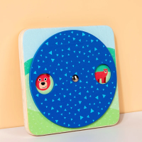 TinySkills – Creatief & Educatief – Montessori Magnetisch Busy Board Speelbord Dierenkoppelen | Educatief Speelgoed