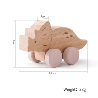 Woods™   Dino op Wielen!   Speelgoed Dino Auto Stegosaurus | Educatief Speelgoed