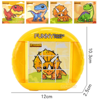 Twisty Puzzle™   Eindeloos Puzzelplezier   Draaipuzzel Dino 9 vlakjes | Educatief Speelgoed