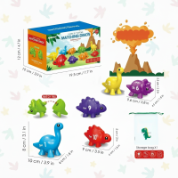 EduDino – Interactief & Creatief – Alfabet, Vormen En Nummers Dinosaurus Getallen | Educatief Speelgoed