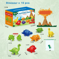 EduDino – Interactief & Creatief – Alfabet, Vormen En Nummers Dinosaurus Vormen | Educatief Speelgoed