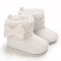 Mini Fashion™   Altijd Warme Voeten   Kinder Winterschoenen Wit   Strik / 20 (12 18 maanden) | Educatief Speelgoed