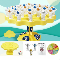HappyBalance – Leuk & Slim gezelschapspel – Balansspel Astronaut Geel | Educatief Speelgoed