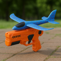 Foam Plane Launcher™ – Vlieg 'm Weg – Vliegtuigschieter Rood | Educatief Speelgoed