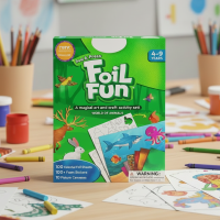FoilMagic – Speels & Creatief – Folie Sticker Kunstset Dieren | Educatief Speelgoed