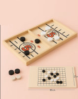 Foosball™   Gemakkelijk Op Te Zetten   Houten bordspel Groot + Dammen | Educatief Speelgoed