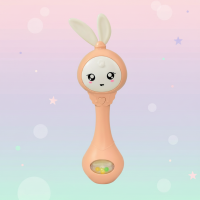 Fun Animal Rattle – Vrolijk & Educatief – Baby Rammelaar Oranje | Educatief Speelgoed