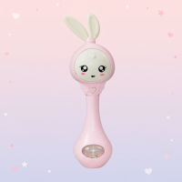 Fun Animal Rattle – Vrolijk & Educatief – Baby Rammelaar Roze | Educatief Speelgoed