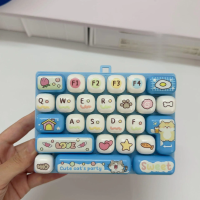 FunPress – Kindvriendelijk & Anti Stress – Speeltoetsenbord Lichtblauw | Educatief Speelgoed