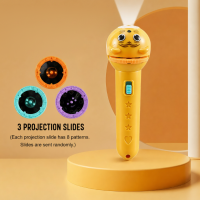 Story Torch™   Bedtijd Magie   Zaklamp projector Geel | Educatief Speelgoed