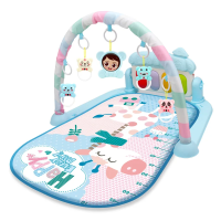 Musical Arch™ – Klanken & Kleuren – Baby Gym Giraffe Blauw | Educatief Speelgoed