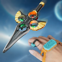 AirBlade – Speels & Interactief – RC Vliegend Speelgoed met Zwaarddesign Gebarenbediening / Goud | Educatief Speelgoed