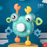 Crab Pull Toy™ – Grijp & Trek Plezier – Krab Sensorisch Bijtspeelgoed Groen | Educatief Speelgoed