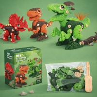 JurassicDrill – Cool & Speels – Dino DIY Set Groene Blaze Dino Bouwset | Educatief Speelgoed