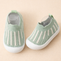 HappyFeet Comfy™   Stevige antislipzool   Kinder Sneakers Mint gestreept / 21 (2.5 3 Jaar) | Educatief Speelgoed