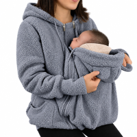 MamaNest – Warm & Praktisch – 2 in 1 Draagjas voor Mama en Baby Grijs / M | Educatief Speelgoed