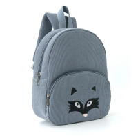 MyLittleBag – Persoonlijk & Schattig – Gepersonaliseerde Kinder Rugzak met Naam en Dierenprint Grijze Vos | Educatief Speelgoed