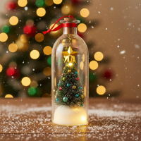 MagicBottle – Christmas & Keepsake – Kerstboodschap Fles Groen | Educatief Speelgoed