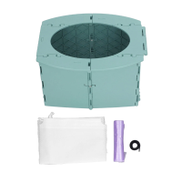 BabyCare – Praktisch & Draagbaar – Opvouwbaar Kinderpotje Toilet Groen | Educatief Speelgoed
