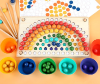 Woods™   Bouwen en verbinden!   Regenboogkralen | Educatief Speelgoed