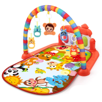 Musical Arch™ – Klanken & Kleuren – Baby Gym Blije Dieren Rood | Educatief Speelgoed