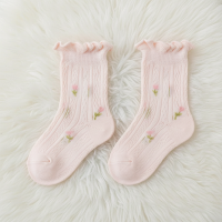 HappyToes – Kleurijk & Schattig – Baby Sokken (Set van 5) Roze / 22 (1–3 jaar) | Educatief Speelgoed