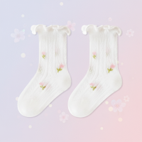 HappyToes – Kleurijk & Schattig – Baby Sokken (Set van 5) Wit / 22 (1–3 jaar) | Educatief Speelgoed