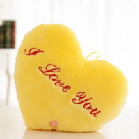 Glow Star Pillow™ – Sterrenpret in bed – Lichtgevend Knuffel kussen Geel Hart | Educatief Speelgoed
