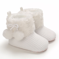 Mini Fashion™   Altijd Warme Voeten   Kinder Winterschoenen Wit   Balletjes / 20 (12 18 maanden) | Educatief Speelgoed