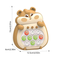 Bubble Pop™   Klaar voor Actie?   Snelheidsspel Bruine Hamster | Educatief Speelgoed