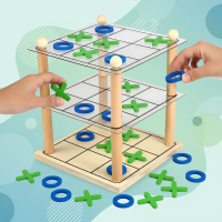 LogicTower – Educatief & Slim – Boter Kaas en Eieren 3D | Educatief Speelgoed