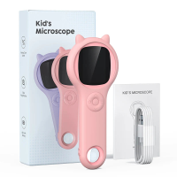 Mini Kids Microscope™   Wetenschap Onder De Lens   Microscoop Roze | Educatief Speelgoed