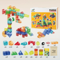 MagniCube – Creatief & Educatief – Magnetische Bouwblokken Set 102 Stuks | Educatief Speelgoed