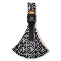 Hippe Baby Sling Draagzak Black Tribal – Standard | Educatief Speelgoed
