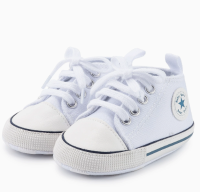 LittleTrend – Schattig & Veilig – Baby Sneakers Wit / 13 18 maanden | Educatief Speelgoed