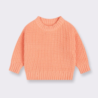 Mini Fashion™   Super Zachte Stof   Gebreide Sweater Oranje / 104 (4 jaar) | Educatief Speelgoed