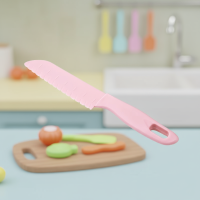 MiniChef – Veilig & Kindvriendelijk – Kinder Snijmes Lichtroze | Educatief Speelgoed