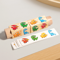 FunMatch Creatieve Draaiende Cartoon Blokken Dinosaurus | Educatief Speelgoed