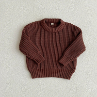 Mini Fashion™   Super Zachte Stof   Gebreide Sweater Bruin / 104 (4 jaar) | Educatief Speelgoed