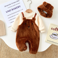 MiniSnow – Knus & Beschermend – Pluche Romper & Muts 66 (0 3 maanden) | Educatief Speelgoed