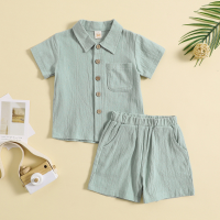 Mini Fashion™   Katoen Linnen Zomerset Jongens Groen / 120 (2 3 jaar) | Educatief Speelgoed