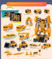 MagnaMix™   Van Truck naar Transformer   Speelgoedwagen Transformer 35 stuks | Educatief Speelgoed