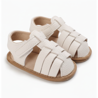 Mini Fashion™   Zachte Pasvorm   Kinder Sandalen Gebroken wit / 13 (0 6 maanden) / Gesloten Teen | Educatief Speelgoed