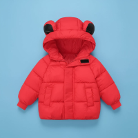 CozziBun – Warm & Schattig – Winterjas met Capuchon Rood / 100 (3 jaar) | Educatief Speelgoed