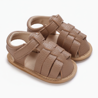 Mini Fashion™   Zachte Pasvorm   Kinder Sandalen Bruin / 14 (6 12 maanden) / Gesloten Teen | Educatief Speelgoed